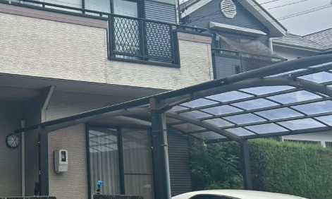 カーポート屋根取替 施工前