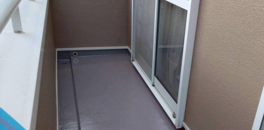 ベランダ防水 施工後