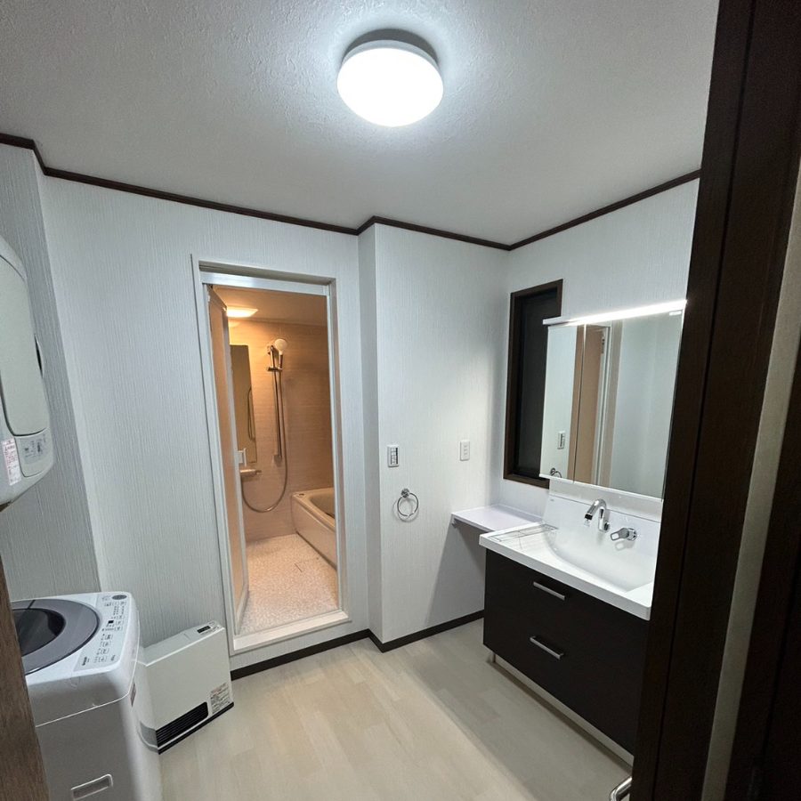 洗面脱衣室改修 施工後