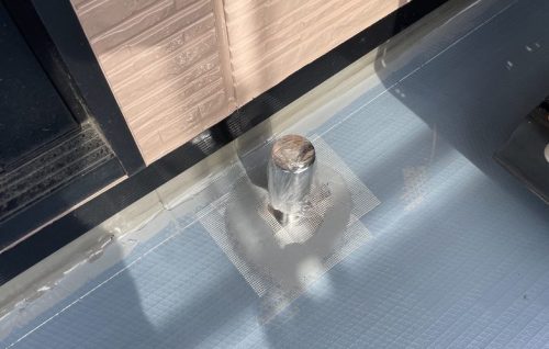 換気筒取付施工後