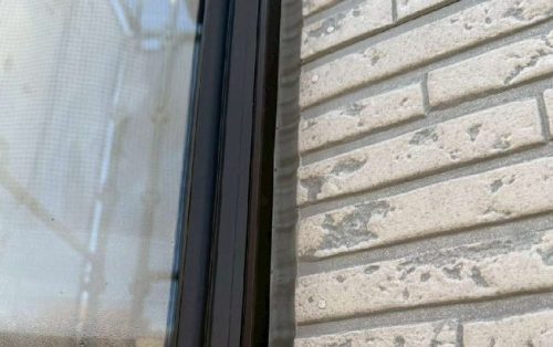 サッシシール施工前