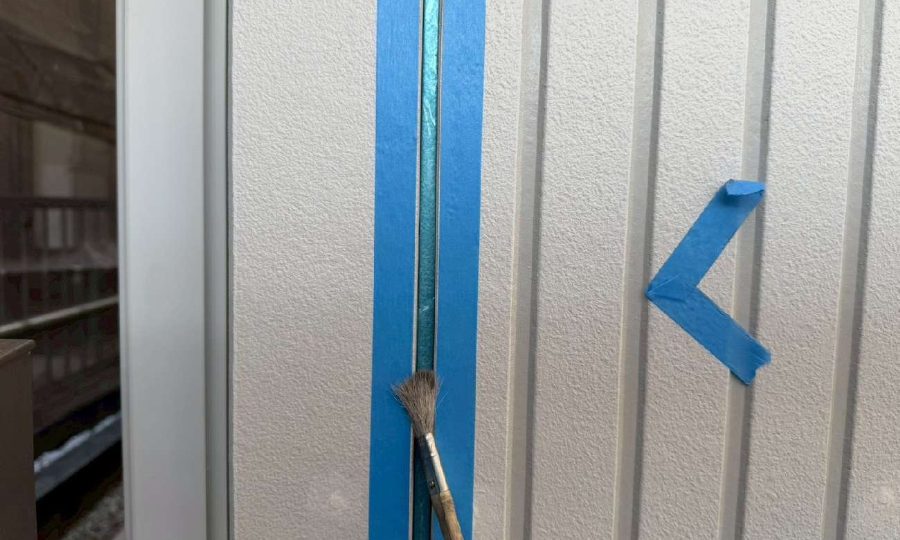 シーリング プライマー塗布 施工中