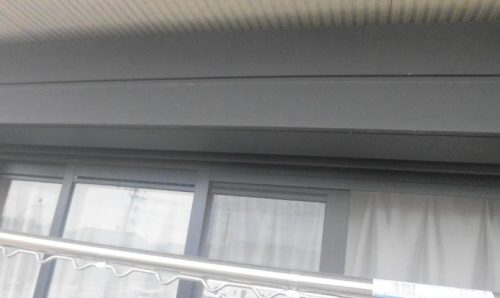 シャッターボックス塗装施工前