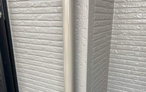 竪樋塗装施工後