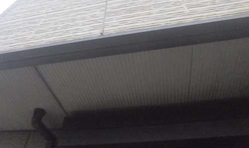軒天塗装施工前
