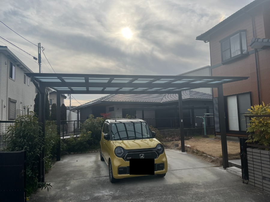 長久手市 カーポート 施工後