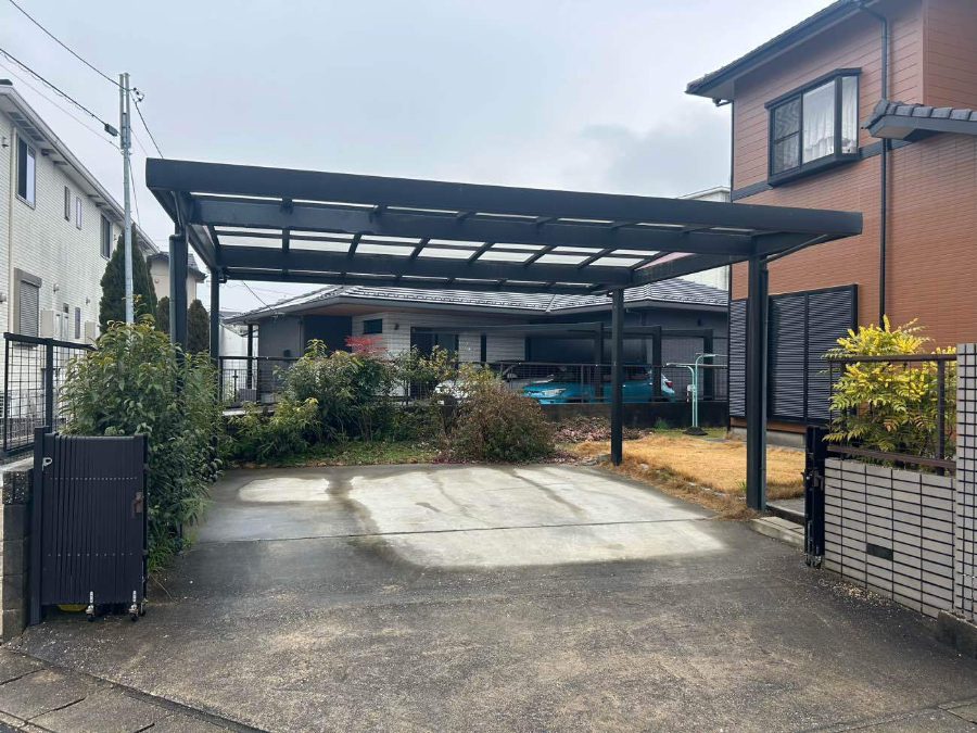 長久手市 カーポート 施工前