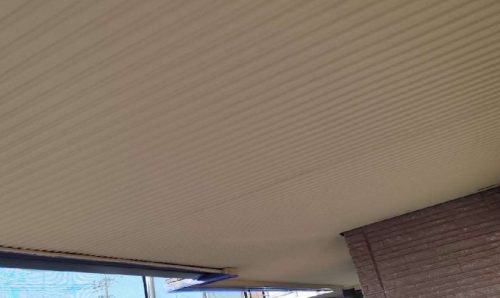 軒天塗装施工後