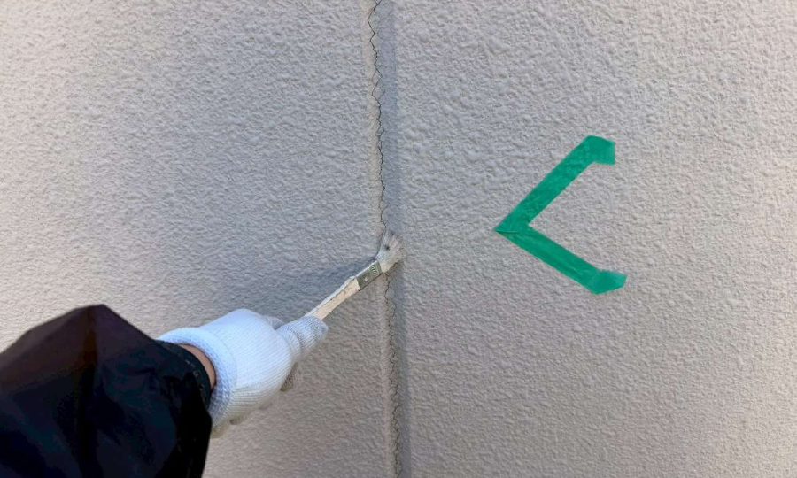 シーリング　プライマー塗布