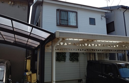 外壁屋根劣化前サイディング