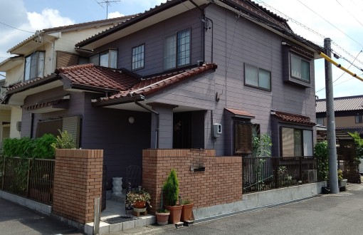 外壁塗装・屋根葺き替え前サイディング