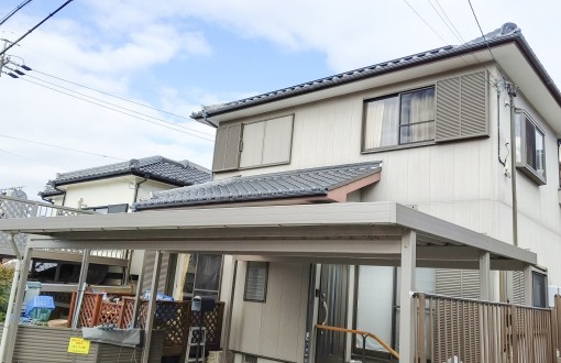 外壁塗装前サイディング