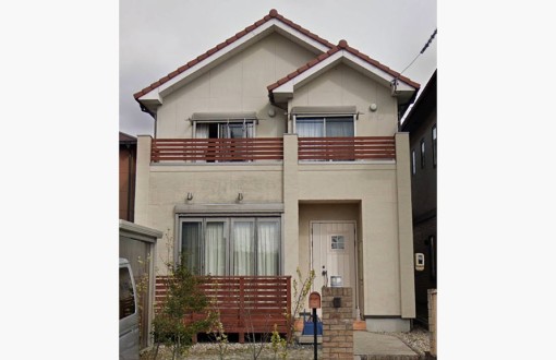 外壁塗装前サイディング