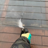 外壁防水工事作業