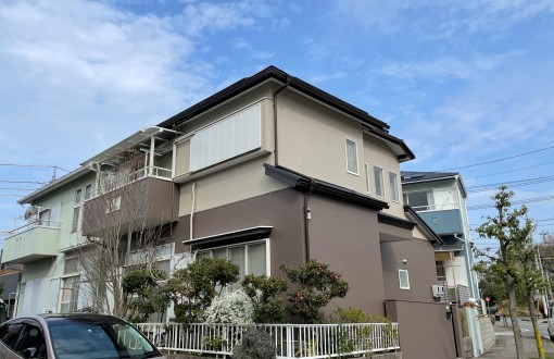 外壁屋根塗装後ナノシリコンW