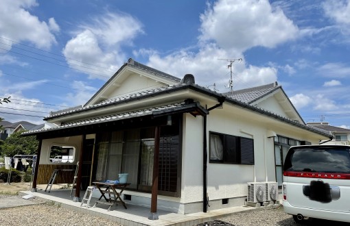 外壁塗装後ナノシリコンW