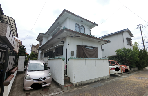 外壁塗装前サイディングボード