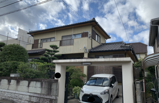 外壁塗装前サイディングボード