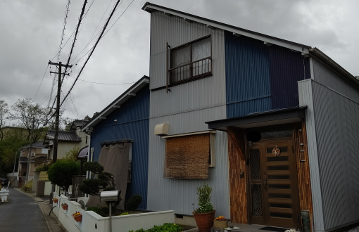 屋根塗装前ガルバリウム鋼板