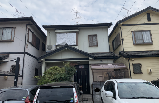 外壁塗装前サイディングボード