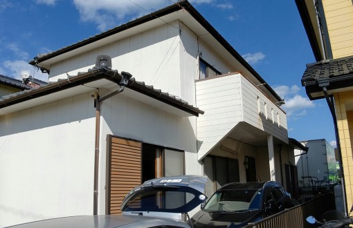 外壁塗装前サイディングボード