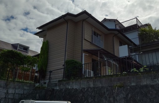 屋根付帯塗装後サーモSi