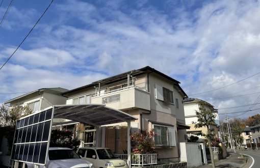 外壁屋根塗装前サイディングボード