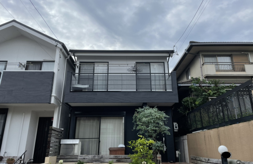 外壁塗装後ビーズコート