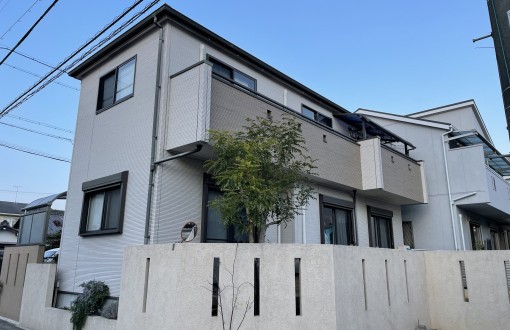 外壁屋根塗装前サイディングボード