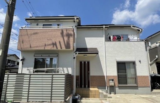 外壁屋根塗装前サイディングボード