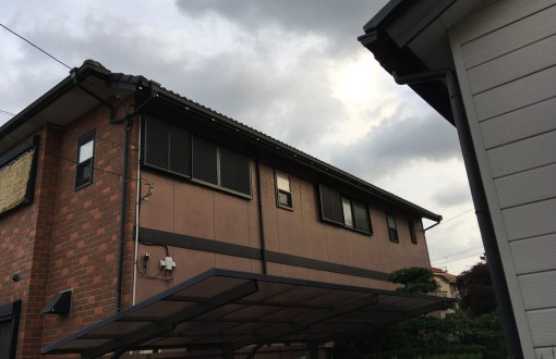 外壁塗装前窯業系サイディングボード