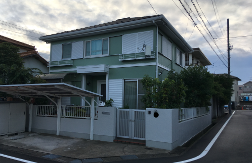 外壁塗装前窯業系サイディングボード