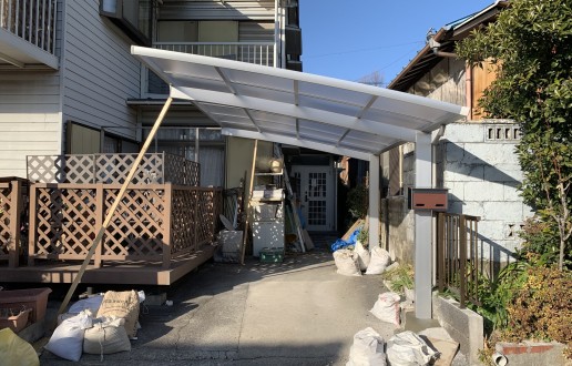 ［尾張旭市］カーポート交換工事　I様邸サムネイル