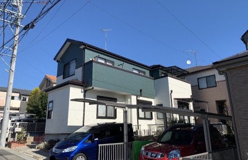 外壁屋根塗装後セミフロンスーパーマイルドⅡ