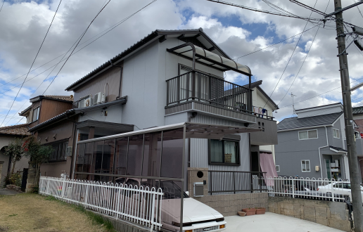 ［尾張旭市］外壁塗装・屋根葺替え・ベランダ防水・外構工事　K様邸サムネイル