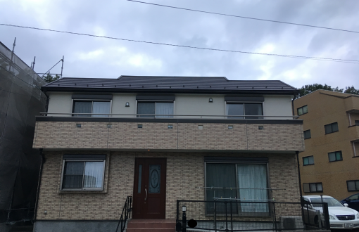 外壁塗装後パーフェクトトップ・UVプロテクトクリヤー