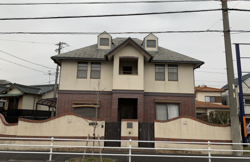 外壁屋根塗装前サイディングボード