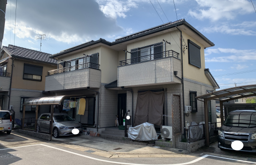 外壁塗装前サイディングボード