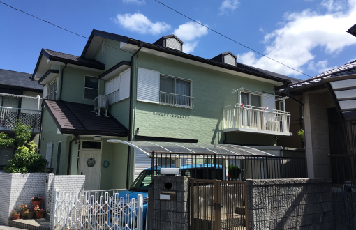 外壁塗装後セミフロンスーパーマイルドⅡ