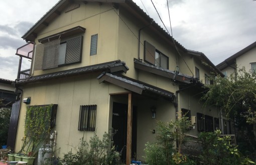 外壁塗装前サイディングボード