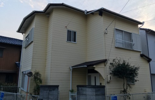 外壁塗装前窯業系サイディングボード