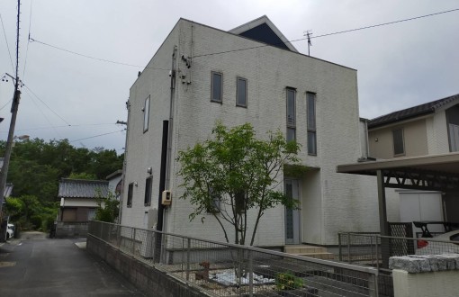 外壁屋根塗装前サイディングボード