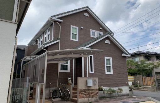 外壁塗装前サイディングボード