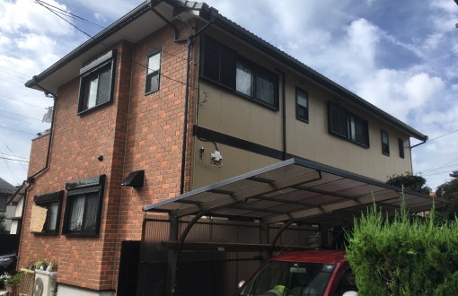 外壁塗装後セミフロンスーパーマイルドⅡ