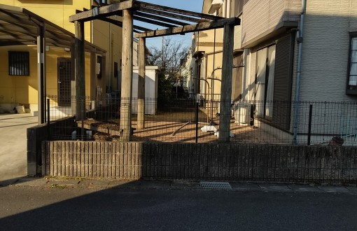  駐車場・カーポート新設工事前
