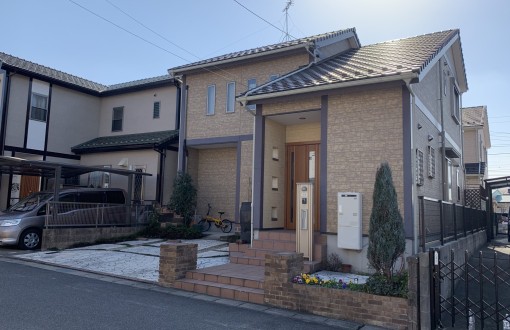 外壁塗装前サイディングボード