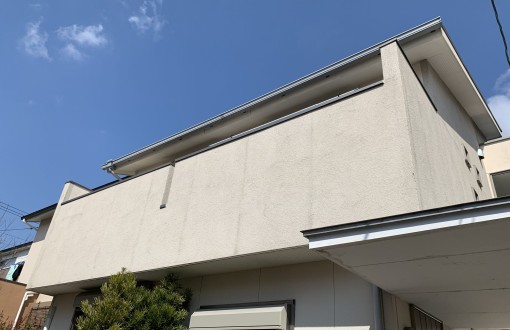 外壁屋根塗装前サイディングボード