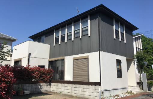 外壁屋根塗装前窯業系サイディングボード