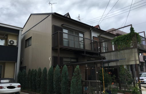 外壁屋根塗装後サーモアイ4F