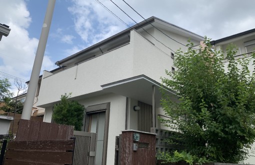 外壁屋根塗装後ビーズコート